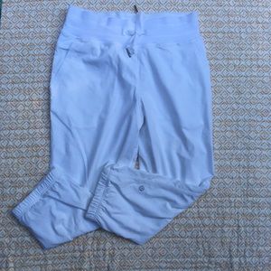 Lululemon White Dance Studio Crop II Lined